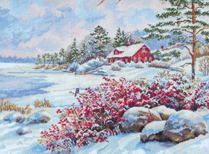 The Lake House Cross Stitch Kit, Merejka K-261