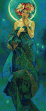 The Moon, Mucha Cross Stitch Kit, Riolis R2340