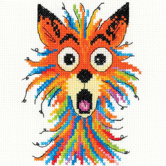 Totally Foxed Cross Stitch Kit, Heritage Crafts - Michaela Learner