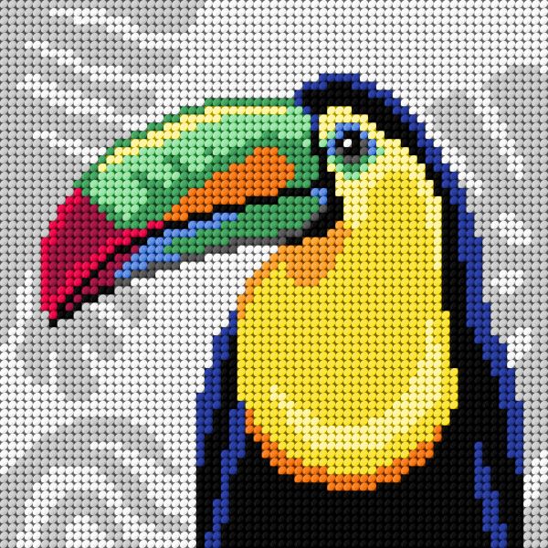 Orchidea Verriegelungshakensatz Für Teppich – Design Flamingo, 50 X 74,5 Cm | Rutschfeste Teppichunterlage