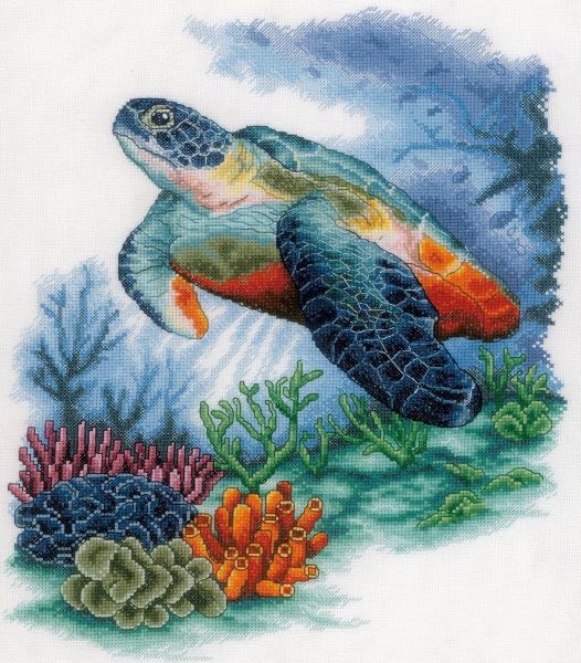 Treasures Under Sea Cross Stitch Kit, Lanarte PN-0203311