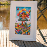 Tree House Landscape Cross Stitch Kit, Vervaco pn-0215355