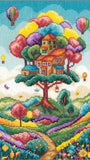 River Landscape Cross Stitch Kit, Vervaco pn-0215345