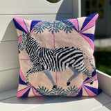 Vibrant Zebra Tapestry Kit, Appletons Needlepoint (12 holes per inch)