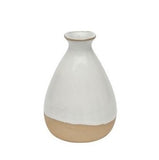 Italian White Ceramic Bud Vase, Veneto Posy Vase - 12cm