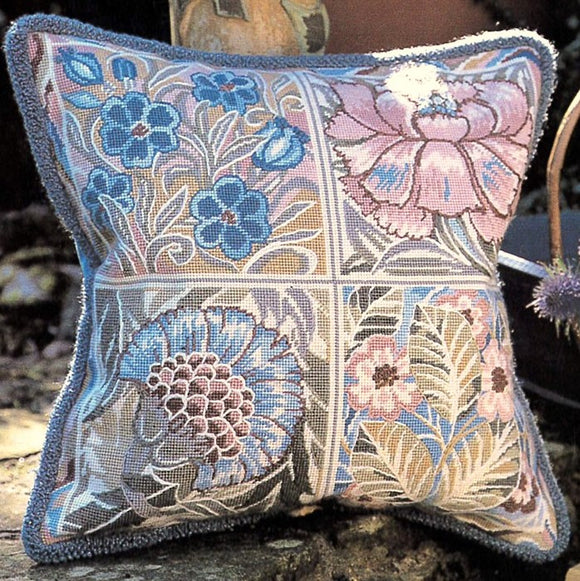 William de Morgan Tiles, Glorafilia Tapestry Needlepoint Kit