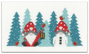 Winter Wonderland Gonks Cross Stitch Kit - Heritage Crafts