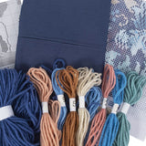 Woodblock Floral Compton Chunky Tapestry Kit, Trimits GCS261