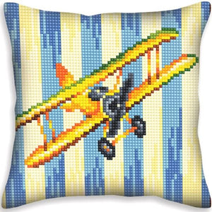Aeroplane Nostalgia CROSS Stitch Tapestry Kit, Collection D'Art CD5400