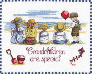 Cross Stitch Kit Grandchildren Are Special Counted Cross Stitch Kit FW19