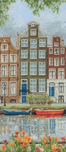 Amsterdam Scene Cross Stitch Kit, Anchor PCE0814