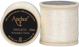 Anchor Metallic Embroidery Thread, Hand Embroidery SET of 3 - Gold/Silver/Opalescent