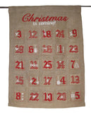 Christmas Advent Wall Hanging, Counted HALF Cross Stitch Kit