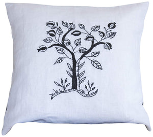 Embroidery Kit Mono Tree, Modern Embroidery Cushion Cover