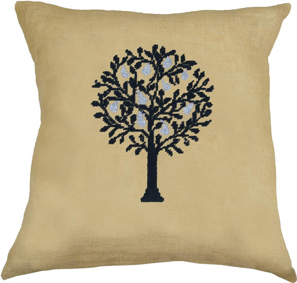 Cross Stitch Kit Pear Tree Cushion Cover, Counted Cross Stitch Kit