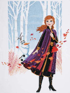 Anna, Frozen (2) Cross Stitch Kit, Vervaco PN-0184620