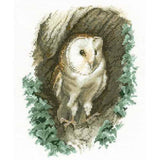 Barn Owl Cross Stitch Kit, John Stubbs, Heritage Crafts