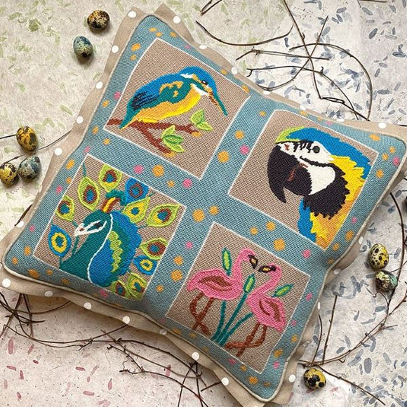 Beautiful Birds, Glorafilia Tapestry Needlepoint Kit