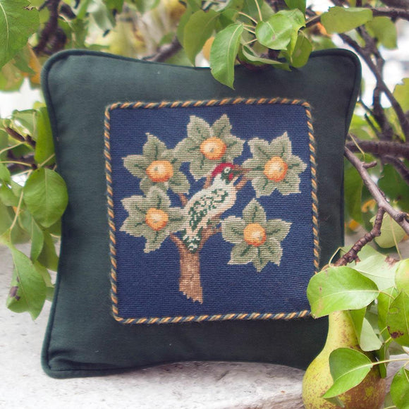 Beth Russell Needlepoint Tapestry Kit, William Morris Woodpecker Mini 1