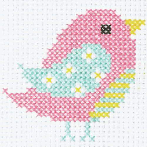 Bird Beginners Cross Stitch Kit, Anchor 1st Kit 10024
