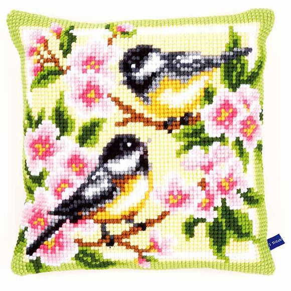 Birds and Blossoms CROSS Stitch Tapestry Kit, Vervaco PN-0143499