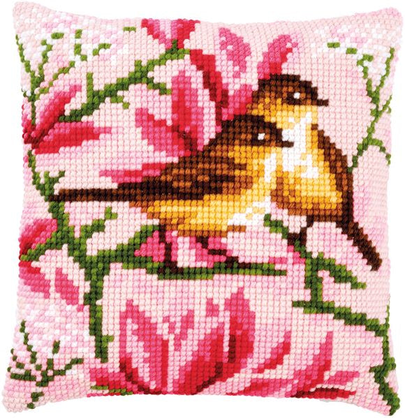 Birds and Magnolia CROSS Stitch Tapestry Kit, Vervaco PN-0191035