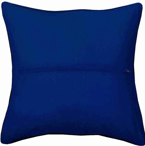 Cushion Back with Zip, 45 x 45cm - Blue, Orchidea ORC.9902