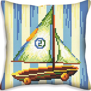 Boat Nostalgia CROSS Stitch Tapestry Kit, Collection D'Art CD5401