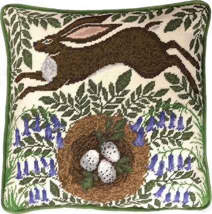 Spring Hare Tapestry Kit, Needlepoint Kit Bothy Threads TAP1