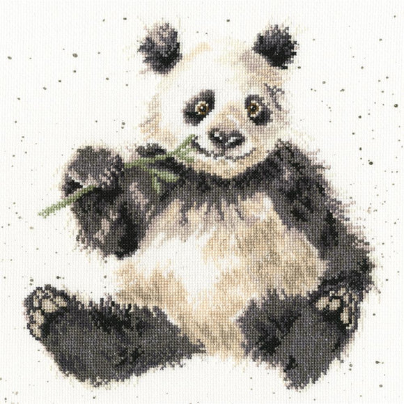 Cross Stitch Kit Bamboozled Panda, Hannah Dale, Bothy Threads XHD28