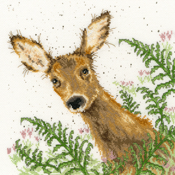 Doe a Deer Cross Stitch Kit, Bothy Threads Wrendale Designs XHD32