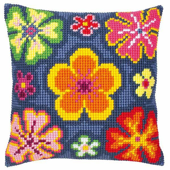 Bright Flower CROSS Stitch Tapestry Kit, Vervaco PN-0008496