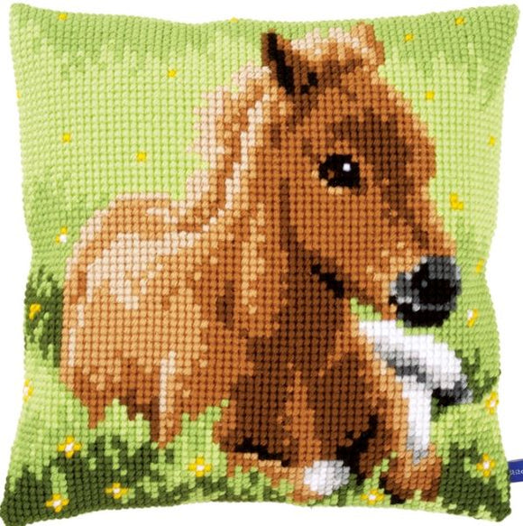 Brown Foal CROSS Stitch Tapestry Kit, Vervaco pn-0155268