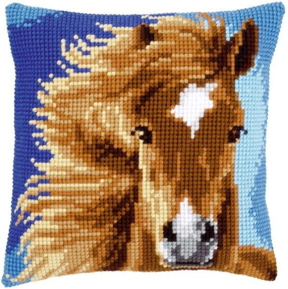 Brown Horse CROSS Stitch Tapestry Kit, Vervaco pn-0149463