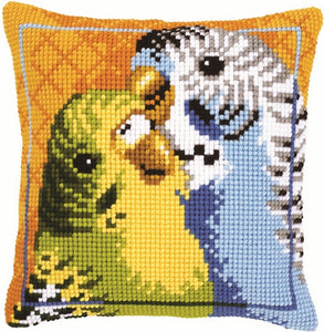 Budgies CROSS Stitch Tapestry Kit, Vervaco PN-0145314