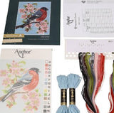 Bullfinch Tapestry Kit, Needlepoint Starter, Anchor MR201