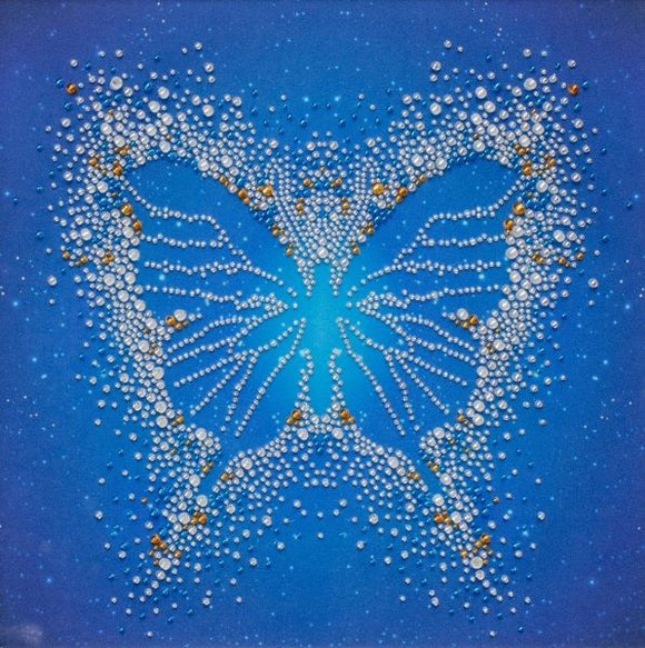 Butterfly Beaded Embroidery Kit, VDV Bead Work TN-1246