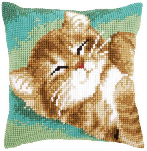 Cat CROSS Stitch Tapestry Kit, Vervaco pn-0157982