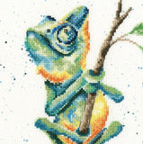 One in a Chameleon Cross Stitch Kit, Bothy Threads, Wrendale XHD93