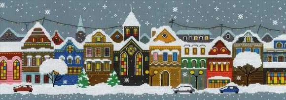 Christmas City Cross Stitch Kit, Riolis R1683