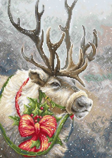 Christmas Deer Cross Stitch Kit, Luca-s B598