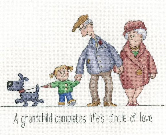 Circle of Love Cross Stitch Kit, Heritage Crafts