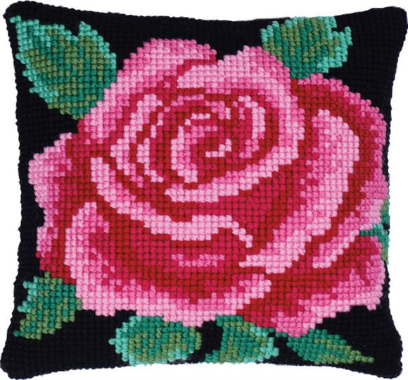 Classic Rose CROSS Stitch Tapestry Kit, Needleart World LH9-027