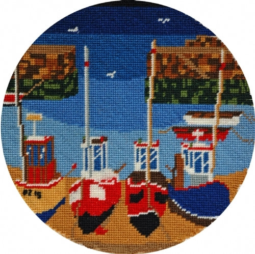 Round Harbour Tapestry Kit, Cleopatra's Needle - Chas Jacobs BB02