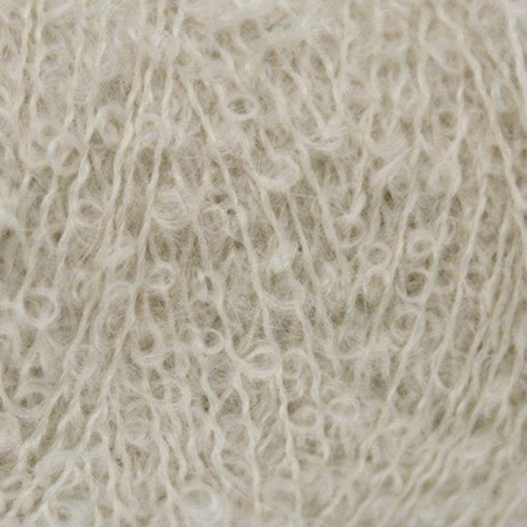 Natural Cream Boucle Acrylic Yarn for Doll Hair / Textile Needlework