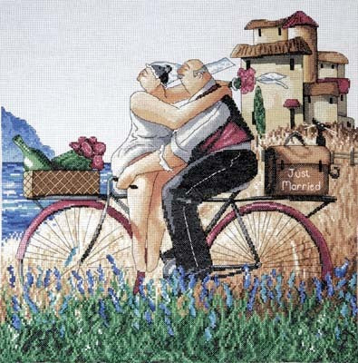Just Married, Counted Cross Stitch Kit Design Works 2747