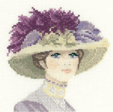 Hannah, Elegance - Heritage Counted Cross Stitch Kit Miniature, John Clayton