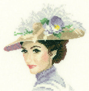 Rebecca, Elegance - Heritage Counted Cross Stitch Kit Miniature, John Clayton