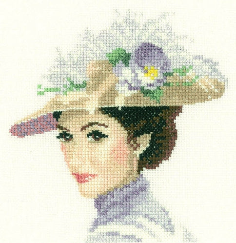 Rebecca, Elegance - Heritage Counted Cross Stitch Kit Miniature, John Clayton