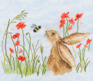Bee Lovely, Rabbit Cross Stitch Kit Bothy Threads XSR2